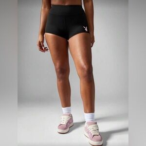 •Bunny Babe• Playboy Classic Pink Logo Booty Shorts